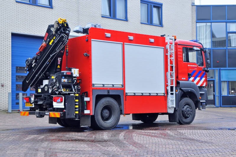 Kenteken: BV-FX-62 Roepnummer: 39-770 > 07-3671 Type voertuig: HV-1 Merk &amp; Type: MAN 18.320BL[TGA] Opbouw: HDS-Palfinger Bouwjaar: 2008 In dienst: 2009 Opmerkingen: Geleverd eind 2008, in dienst januari 2009