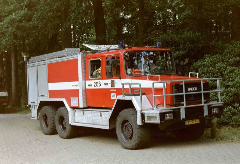 Kenteken: BY-21-VR Roepnummer: 206 Type voertuig: TS6 MD/LD2600 T6550 Merk &amp; Type: Iveco 260.26NW... Opbouw: Ajax-Ziegler Bouwjaar: 1987 In dienst: 1987 Uit dienst: 2004