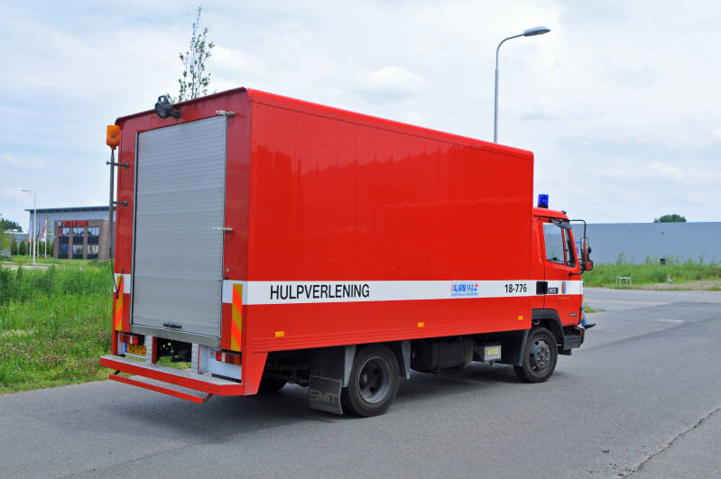 Kenteken: VG-11-SX Roepnummer: 776 > 18-776 Type voertuig: HV-2 Merk &amp; Type: DAF FF800CN325 Opbouw: Smit Bouwjaar: 1990 In dienst: 1990 Uit dienst: 2012