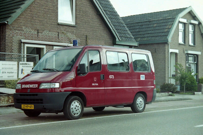Kenteken: JZ-HP-49 Roepnummer: 673 Type voertuig: DB9 Merk &amp; Type: Fiat Ducato 2,5TDI-Panorama Opbouw: Bouwjaar: 1995 In dienst: 1995 Uit dienst: 2005