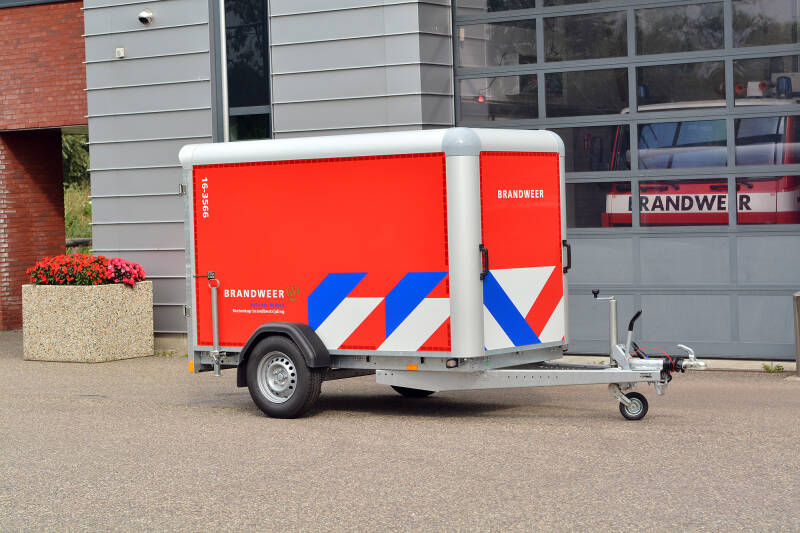 Aanhanger rietenkap brandbestrijding