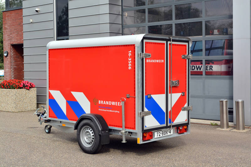 Aanhanger rietenkap brandbestrijding