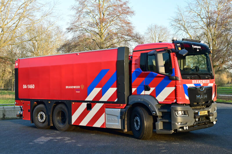 Kenteken: BB-668-S Roepnummer: 04-1460 Type voertuig: WT-G LD4000 T15500 Merk &amp; Type: MAN 26.360BL(6x2)[TGS] Opbouw: IFFS Bouwjaar: 2025 In dienst: 2026