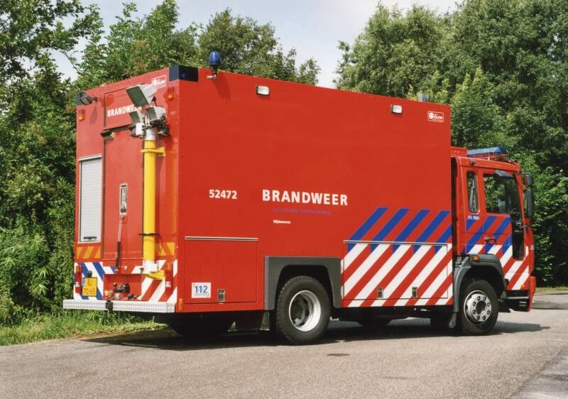 Kenteken: BJ-PD-65 Roepnummer: 52-472 Type voertuig: HV Merk &amp; Type: Volvo FL608-31 Opbouw: Touw Bouwjaar: 2001 In dienst: 2001 Uit dienst: 2009.  Naar 's Graveland.