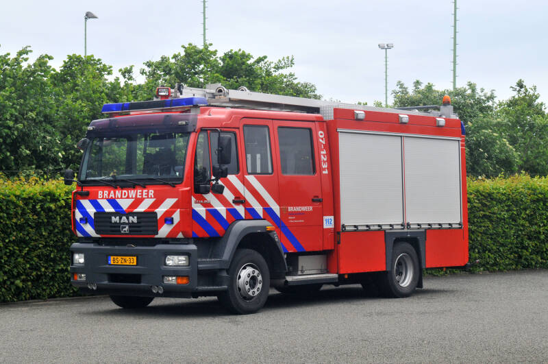 Kenteken: BS-ZN-33 Roepnummer: 41-848 > 07-1231 Type voertuig: TS8 LD3250 HD240 T1500 Merk &amp; Type: MAN 14.250LLF[M2000-City] Opbouw: HDS-Godiva Bouwjaar: 2007 In dienst: 2007 Uit dienst: 2021