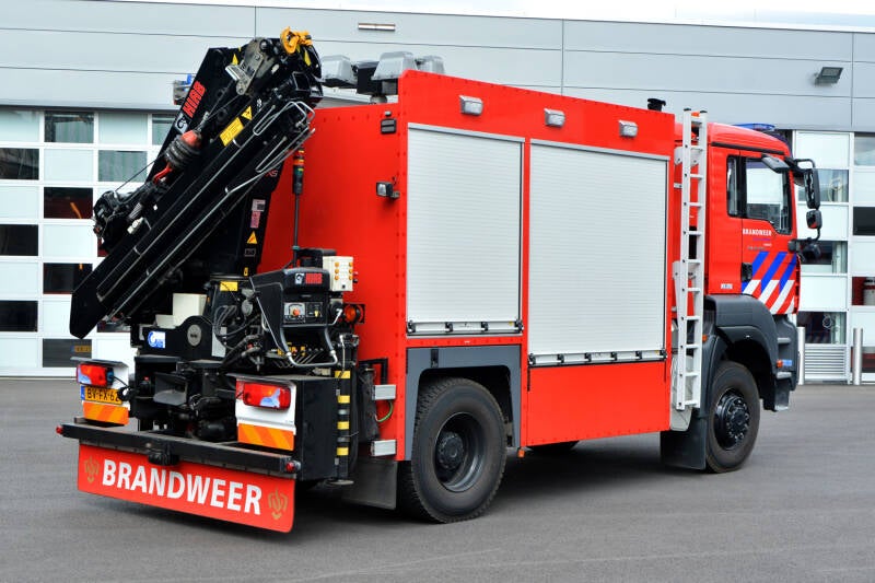 Kenteken: BV-FX-62 Roepnummer: 39-770 > 07-3671 Type voertuig: HV-1 Merk &amp; Type: MAN 18.320BL[TGA] Opbouw: HDS-Palfinger Bouwjaar: 2008 In dienst: 2009 Uit dienst: