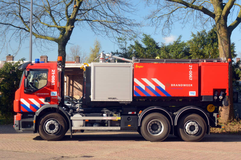 Kenteken: BX-RF-44 Roepnummer: 80-680 > 21-0083 Type voertuig: HA Merk &amp; Type: Volvo FE300(6x2) Opbouw: Multilift Bouwjaar: 2010 In dienst: 2010 Uit dienst:.  Regionaal voertuig