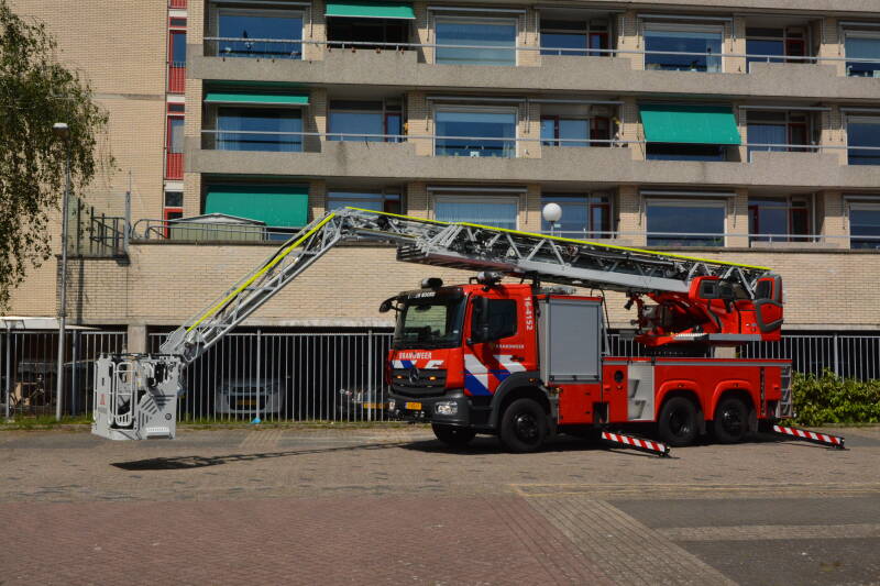Kenteken: 11-BSJ-7 Roepnummer: 16-4152 Type voertuig: AL-K30 Merk &amp; Type: Mercedes Benz 1630F46[Atego] Opbouw: Hilton-Magirus Bouwjaar: 2021 In dienst: 2022