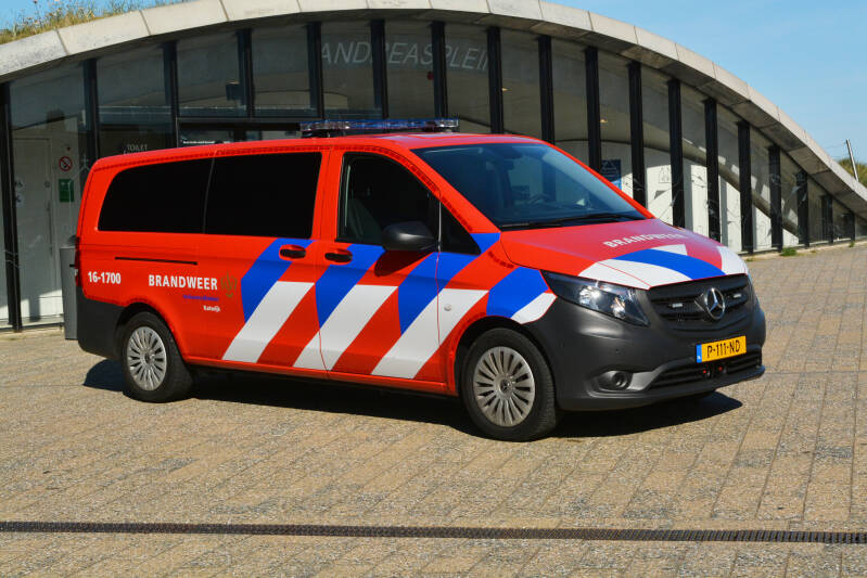 Kenteken: P-111-ND Roepnummer: 16-1700 Type voertuig: DB Merk &amp; Type: Mercedes Benz 114CDi34[Vito-Tourer] Opbouw: Bouwjaar: 2022 In dienst: 2022