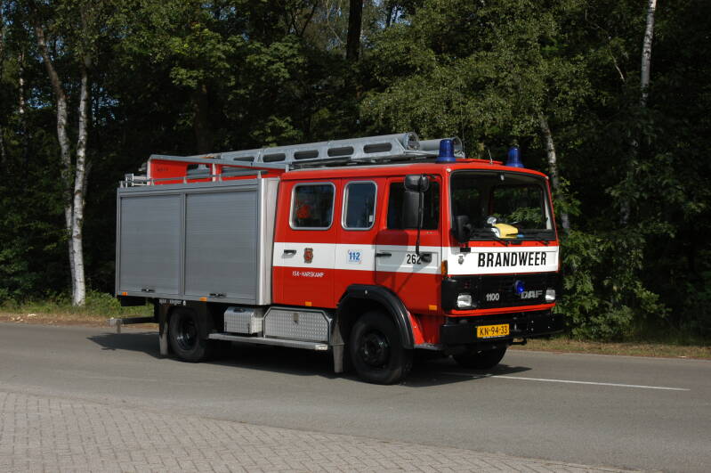 Kenteken: KN-94-33 Roepnummer: 262 Type voertuig: TS8 LD2600 HD250 T800 Merk &amp; Type: DAF FF1100DNTD325 Opbouw: Ajax-Ziegler Bouwjaar: 1986 In dienst: 199. Uit dienst: 2014. Afkomstig van Overste den Ouden kazerne - Utrecht. 