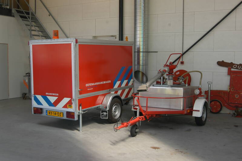 Oefenaanhanger en MSA Barneveld