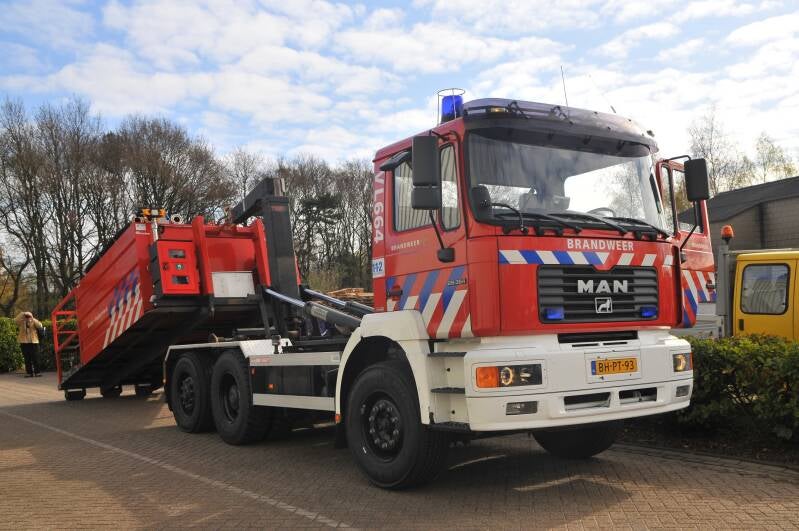 Kenteken: BH-PT-93 Roepnummer: 664 > 23-3282 Type voertuig: HA Merk &amp; Type: MAN 28.364FNL Opbouw: NCH-Terberg Bouwjaar: 2000 In dienst: 2000 Uit dienst: 2017. Naar bedrijfsbrandweer Chemelot-Geleen