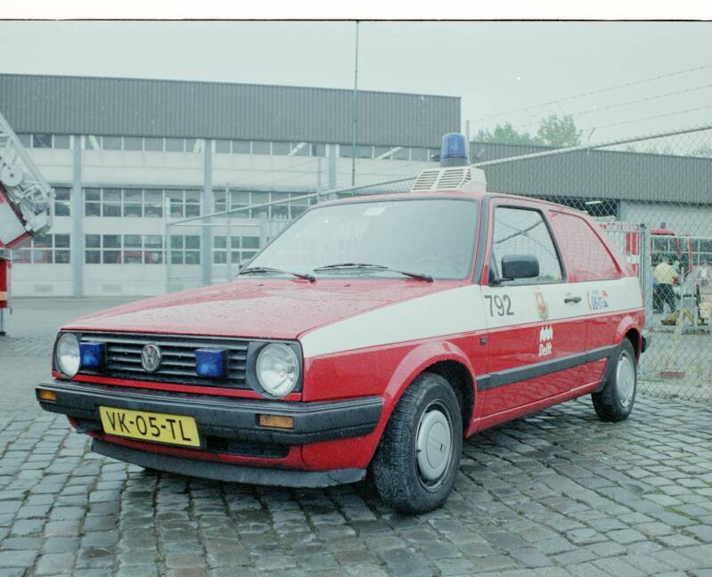 Kenteken: VK-05-TL Roepnummer: 792 &gt; 762 Type voertuig: DA-OVD Merk &amp; Type: Volkswagen Golf-Van Opbouw: Bouwjaar: 1991 In dienst: 1991 Uit dienst: 199.