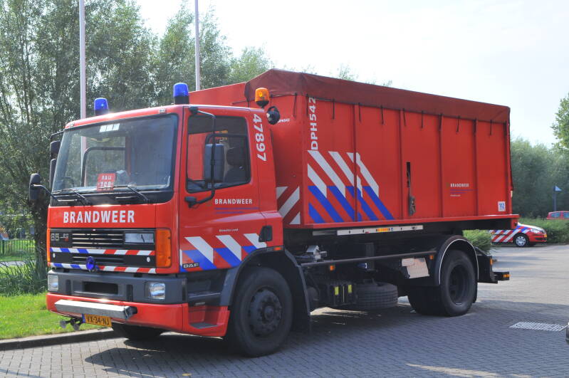 Kenteken: VX-34-NJ Roepnummer: 47-897 Type voertuig: HA Merk &amp; Type: DAF FF65.210NC400 Opbouw: Leebur Bouwjaar: 1993 In dienst: 1993 Uit dienst:. Regionaal voertuig, sinds 2012 tbv afdeling UML. 