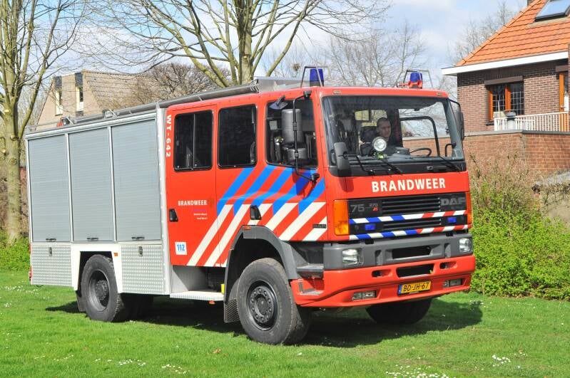 Kenteken: BD-JH-67 Roepnummer: WT642 > 23-4432 Type voertuig: TS9 LD3500 HD250 T3000 Merk &amp; Type: DAF FFV75.270RC365 Opbouw: Mucar-Godiva Bouwjaar: 1995 In dienst: 1995 Uit dienst: 2016