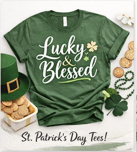 Lucky Mom Mother's Day Tee