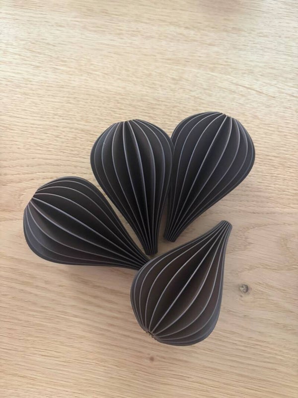 Drop kerstbal Chocolate brown