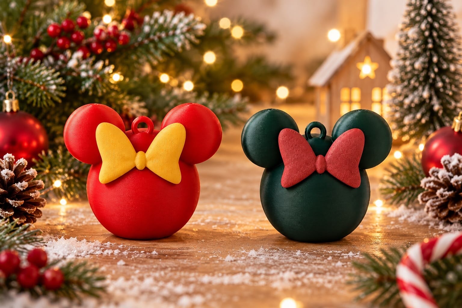 Minnie mouse kerstbal