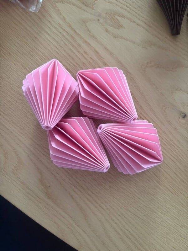 Diamond kerstbal Pink