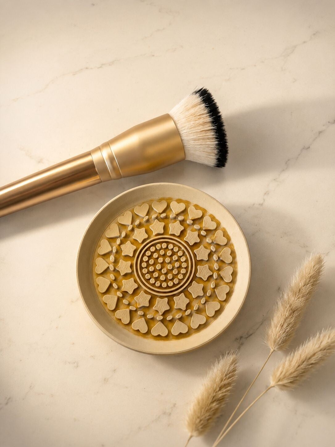 Make up borstel bordje