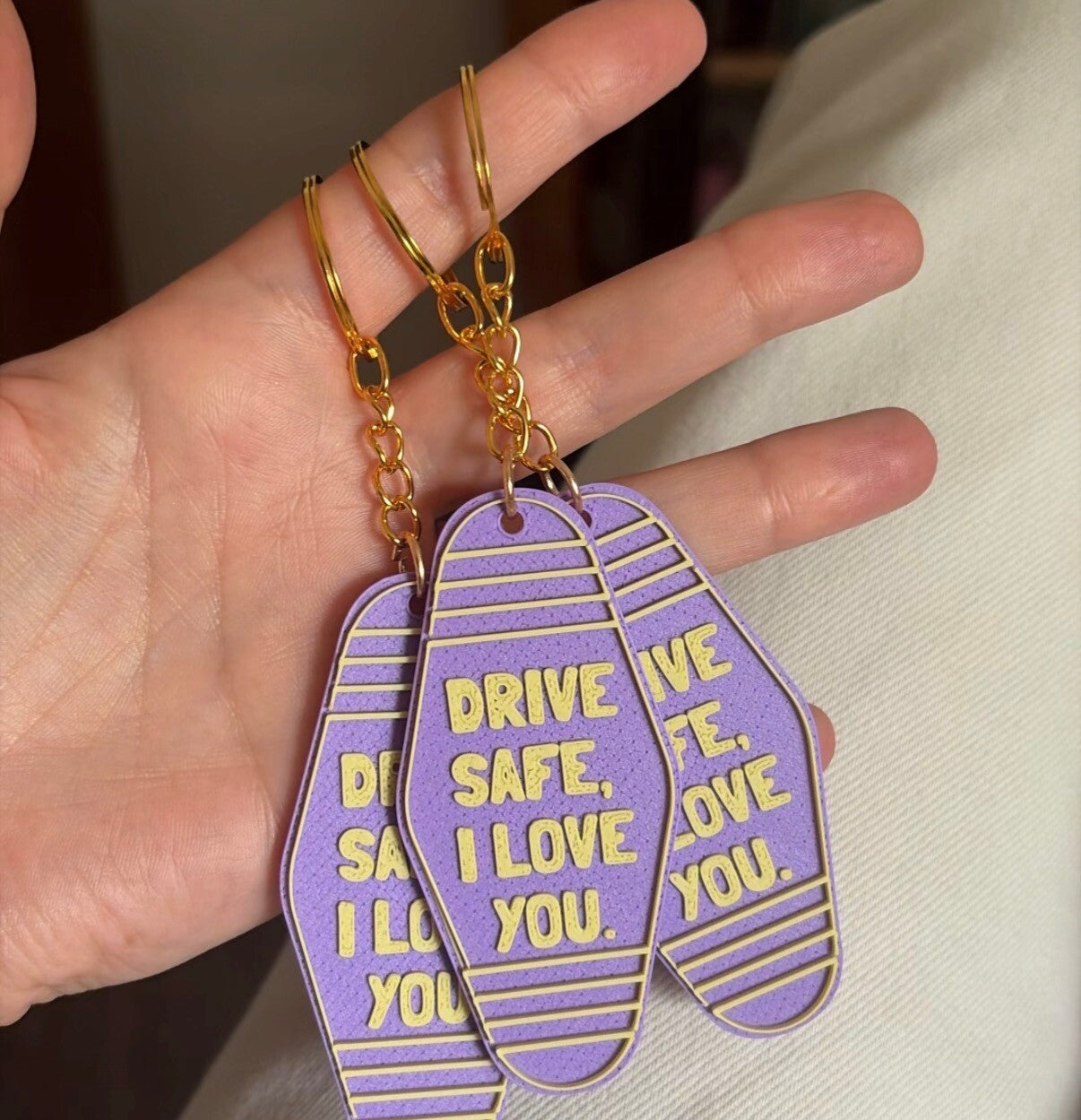 Drive safe, I love you sleutelhanger