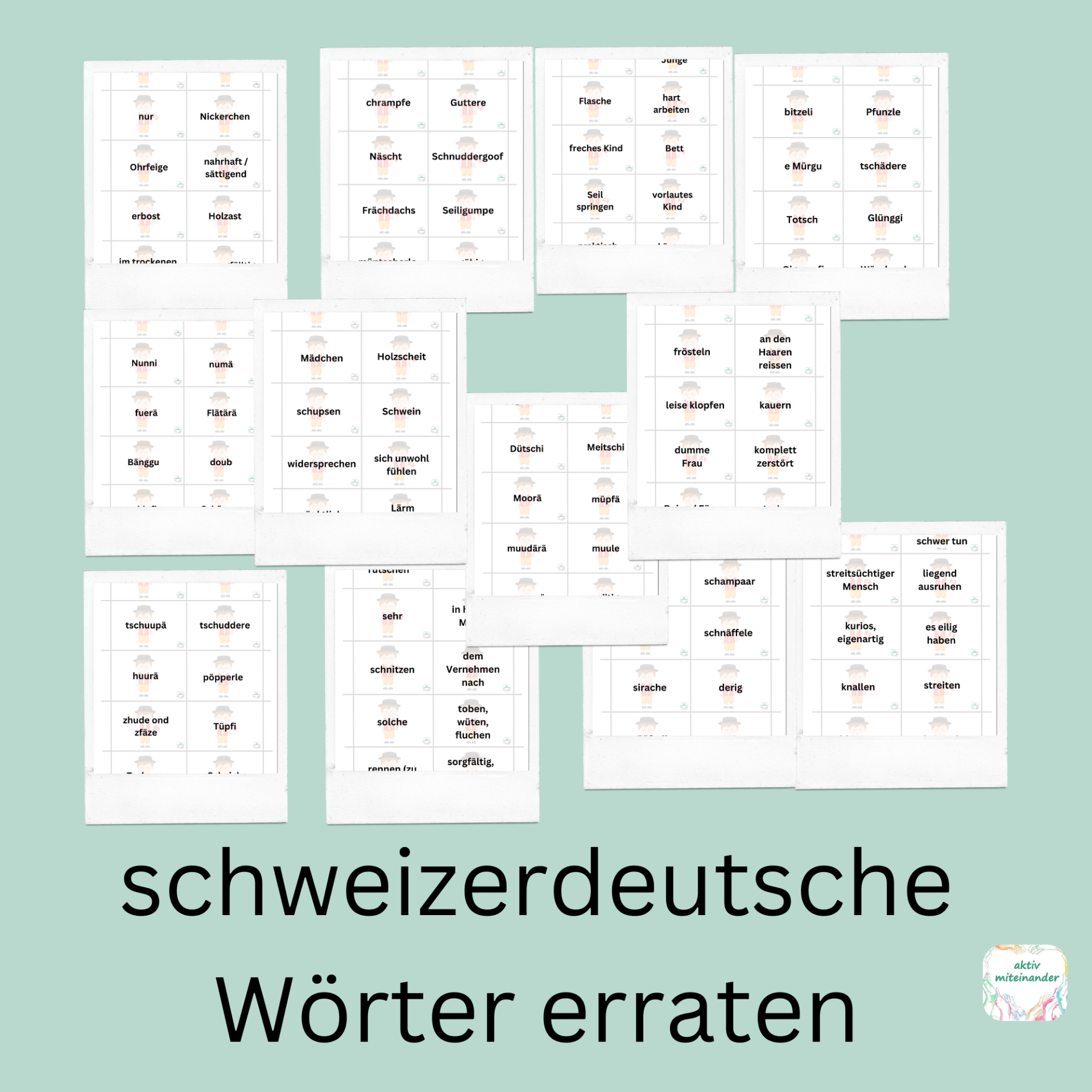 Erraten Wörter Zum Erraten – Begriffe Erraten Zum Ausdrucken – CDPO