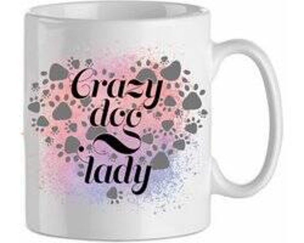 Crazy dog lady - roze