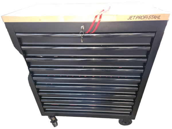 Gereedschapswagen met werkbank, gevuld! Merk Jet Profi-Stahl - New Product