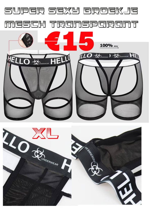 mesh sexy broekje