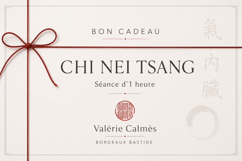 Bon cadeau pour une séance de Chi Nei Tsang à Bordeaux