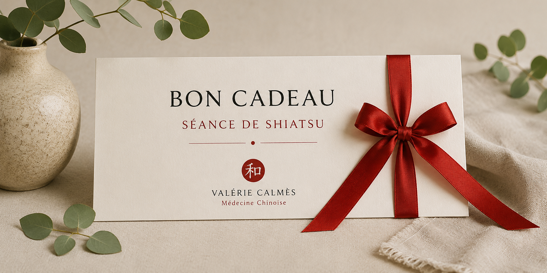 Bon cadeau pour une séance de Shiatsu à Bordeaux avec Valérie Calmès