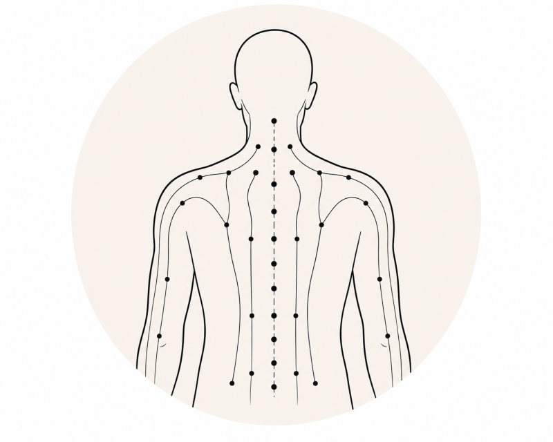 Shiatsu – méridiens et points d’acupuncture