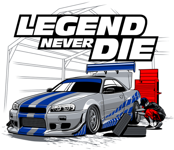 Sudadera Nissan Legend Never Die