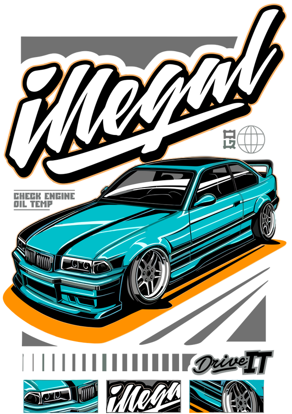 Sudadera BMW e36 Ilegal