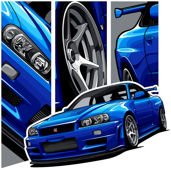 Sudadera Nissan Skyline R34