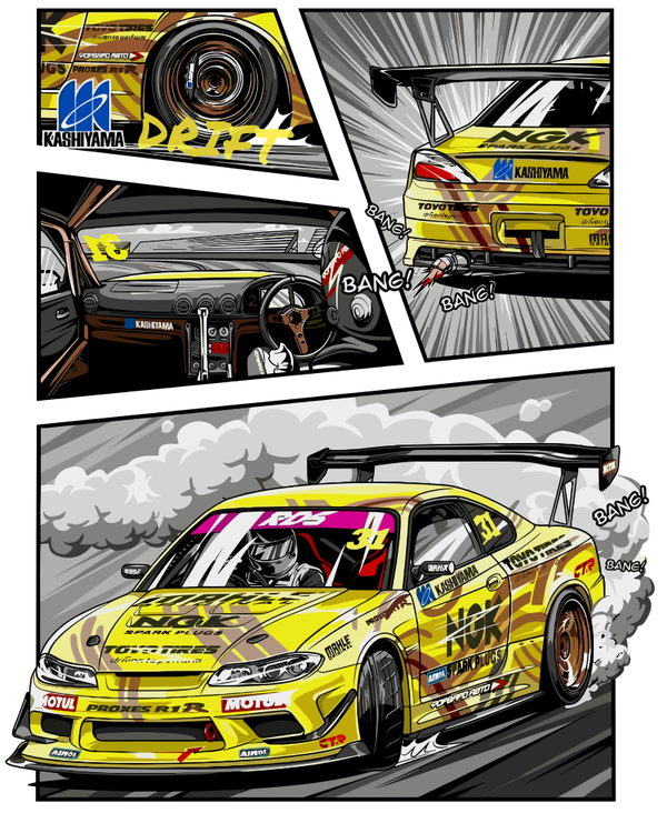 Sudadera Nissan S15 Drift