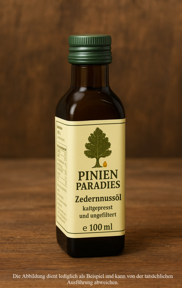 Zedernnussöl 100 ml / 🌿 100% reines premium Pinienkernöl – Natur pur
