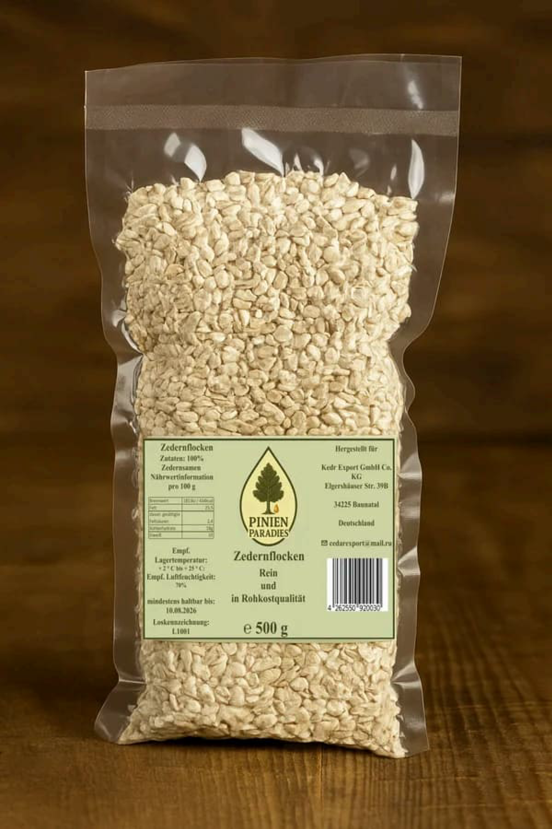 Zedernflocken 500g (in Vakuumverpackung) / 🌿 100% reine Premium-Zedernflocken – Natur pur