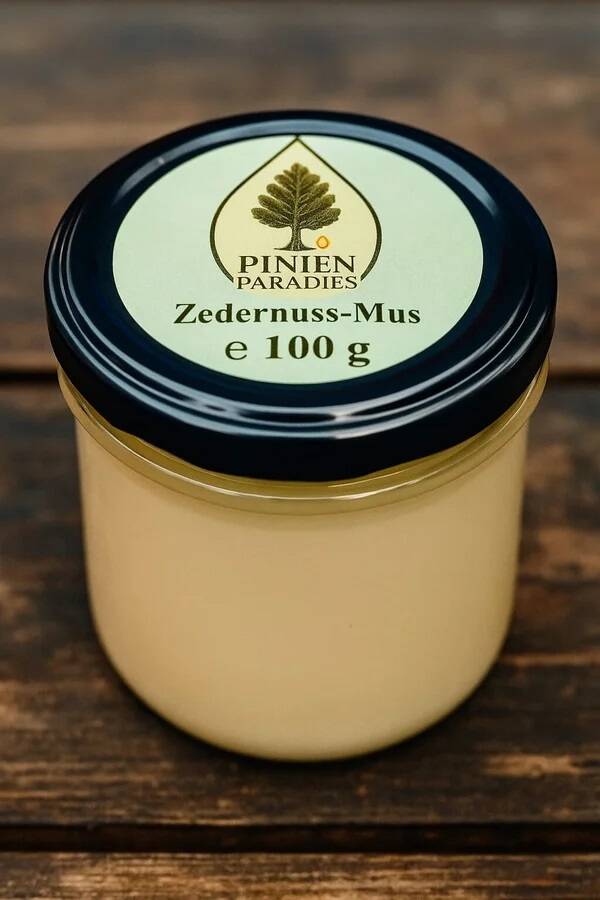 Zedernuss - Mus 100g / 🌿 100% reines Premium-Zedernus-Mus – cremig, fein & vielseitig
