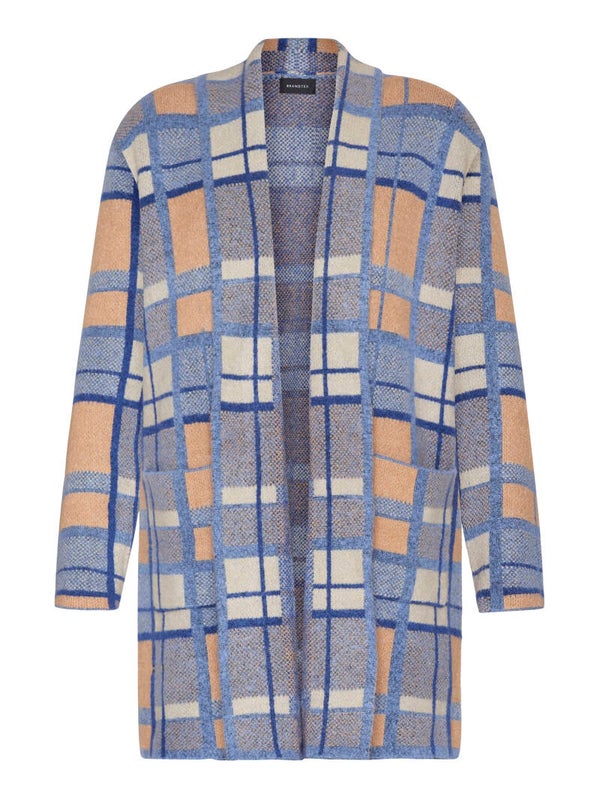 cozy vest camel blue