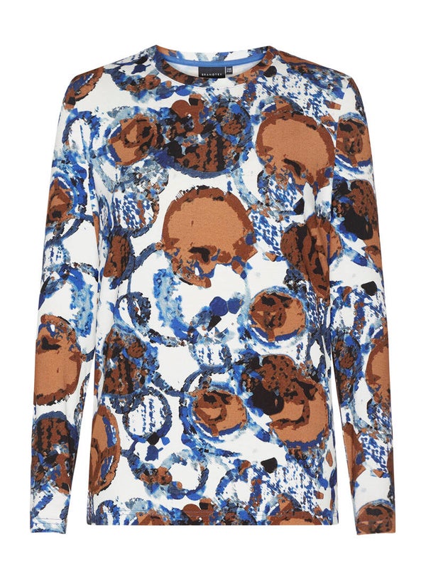 shirt blue brown
