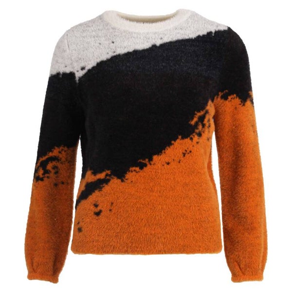 Pull 3 kleuren jaquard