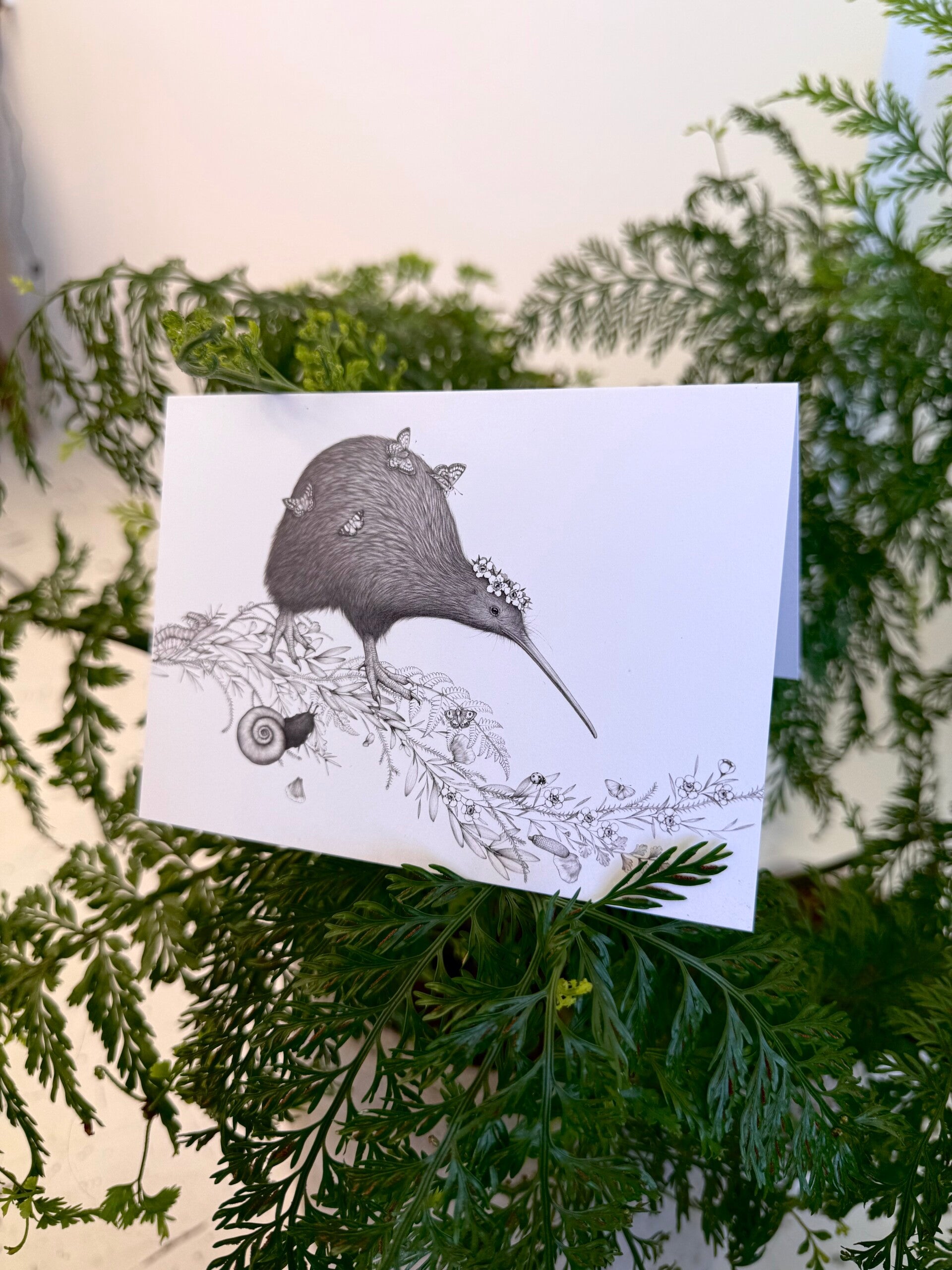 Greeting Card- Brown Kiwi