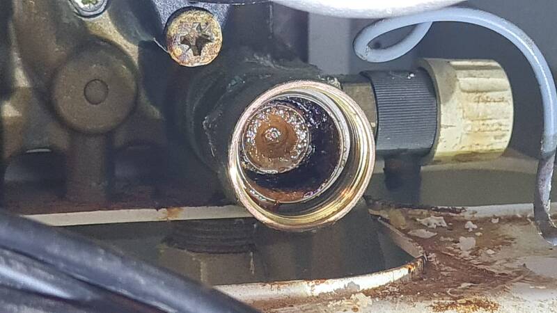 DAMAGED &amp; corroded-PRV-system  Contact us today from England +44 800 470 1819-