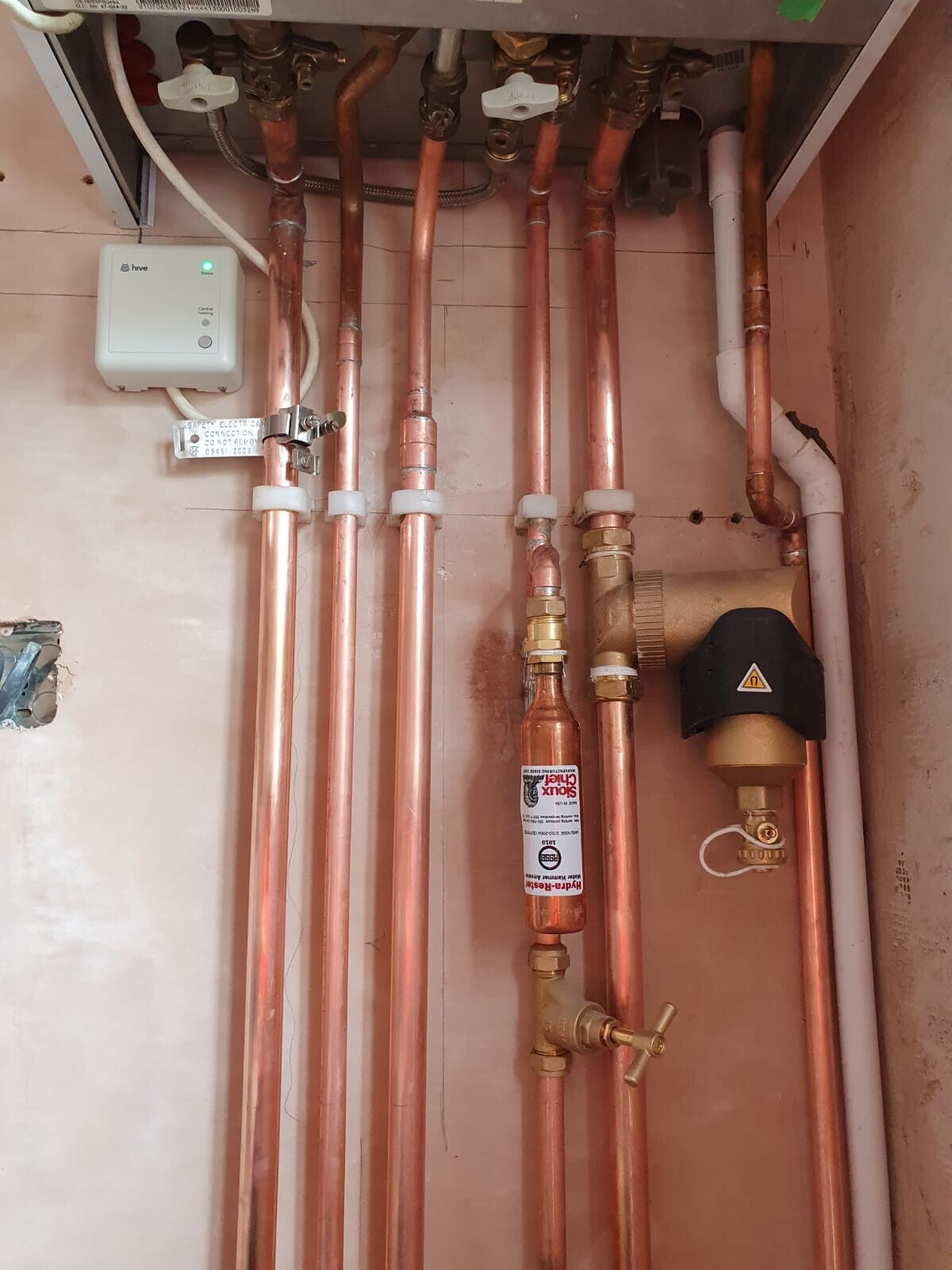 Boiler relocation, redesigned and general installations 