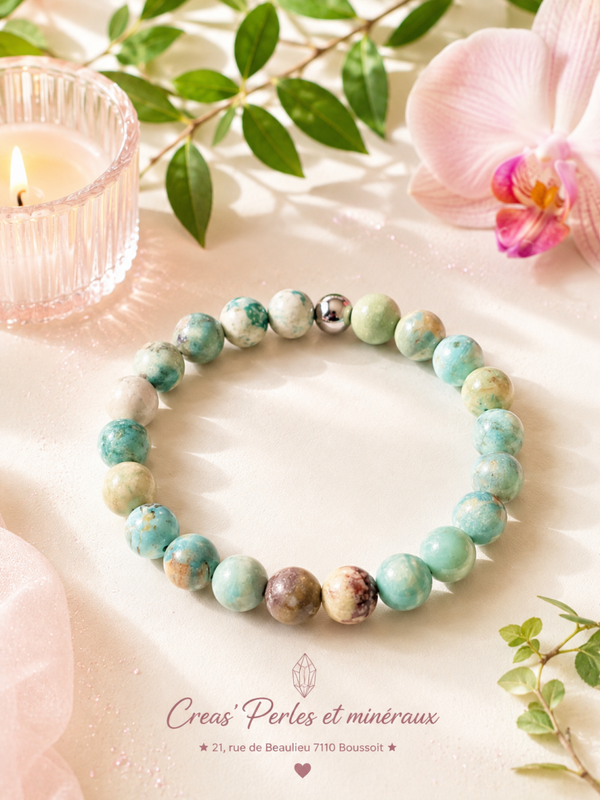 Bracelet en turquoise du Pérou A+