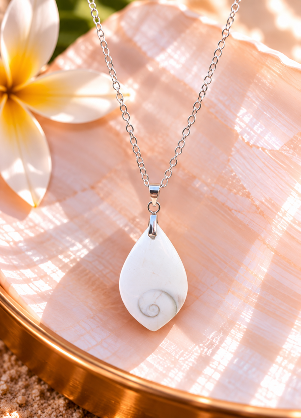 Pendentif œil de sainte Lucie sur chaîne en acier inoxydable n°6