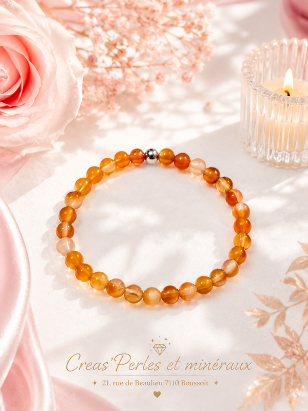 Bracelet en Cornaline A