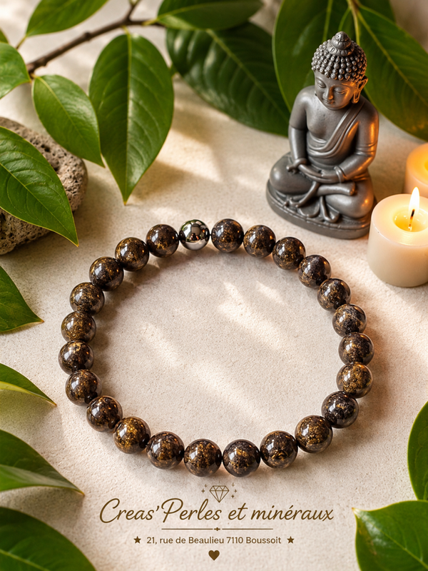 Bracelet en bronzite A