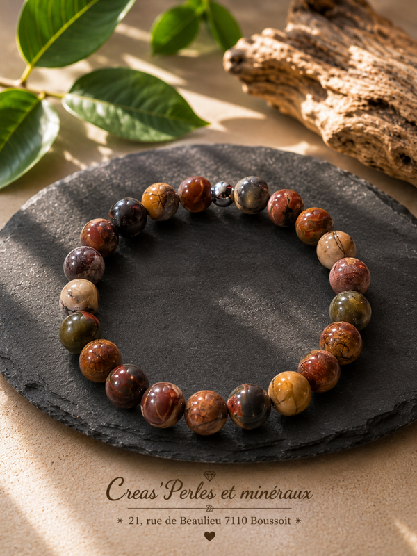 Bracelet en jaspe Picasso A+